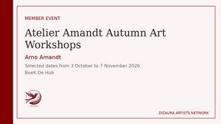 Atelier Amandt Autumn Art Workshops